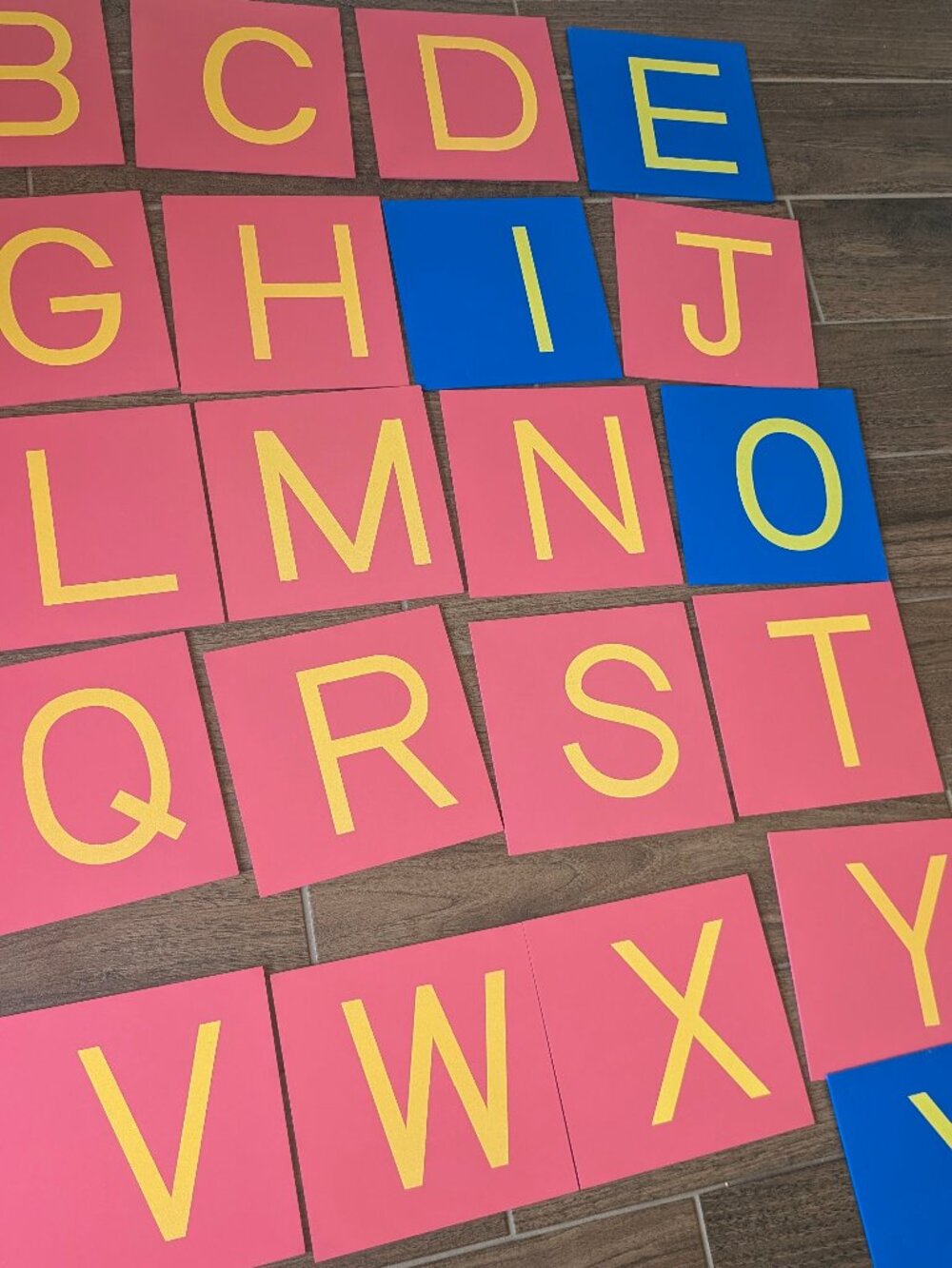 Montessori Capital Sandpaper Letters - Picture 3 of 7